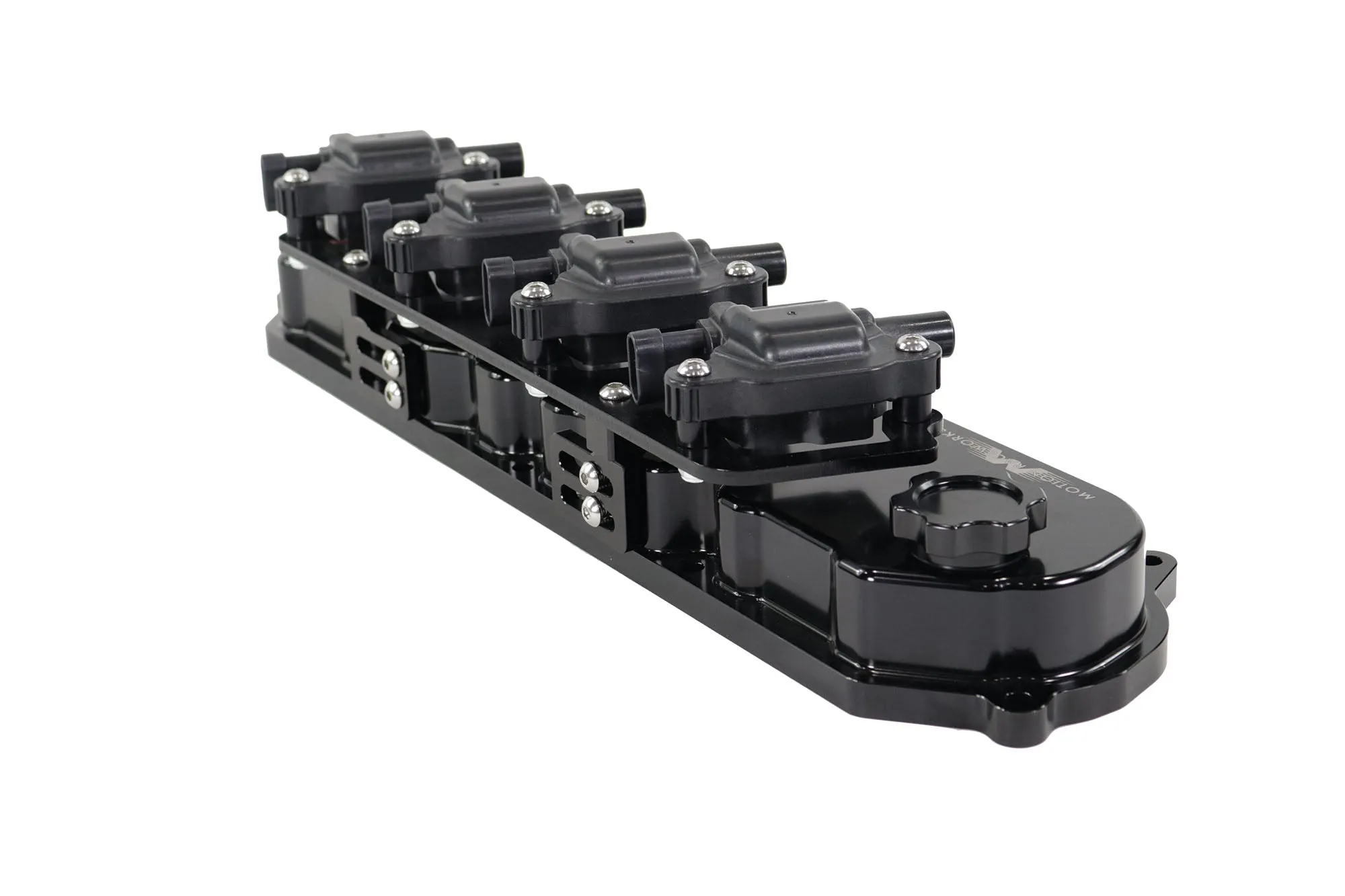Motion Billet Gen V LT Valve Covers (Black Anodized Finish) 11-120BLK