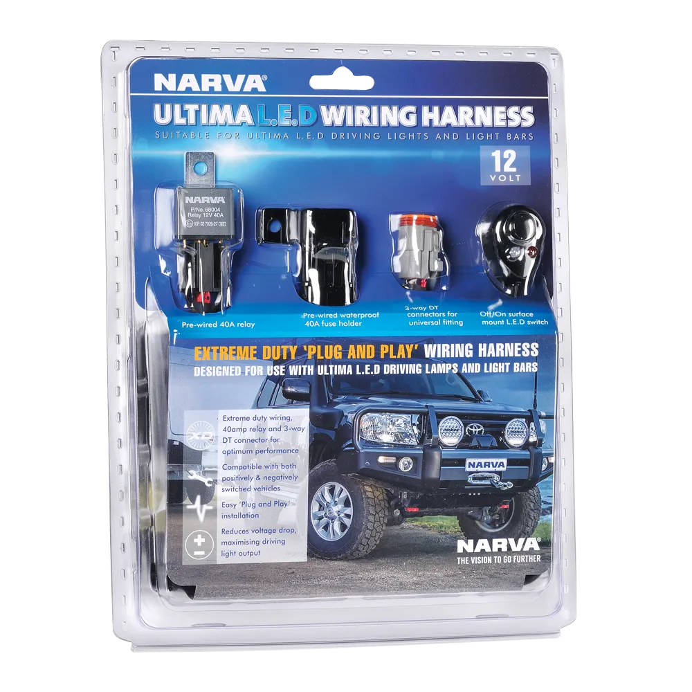 Narva 74403 Wiring Harness Kit fits Ultima 215 LED Driving Lights