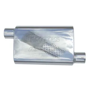 Pypes Performance Exhaust Race Muffler 2.5" Offset/Offset