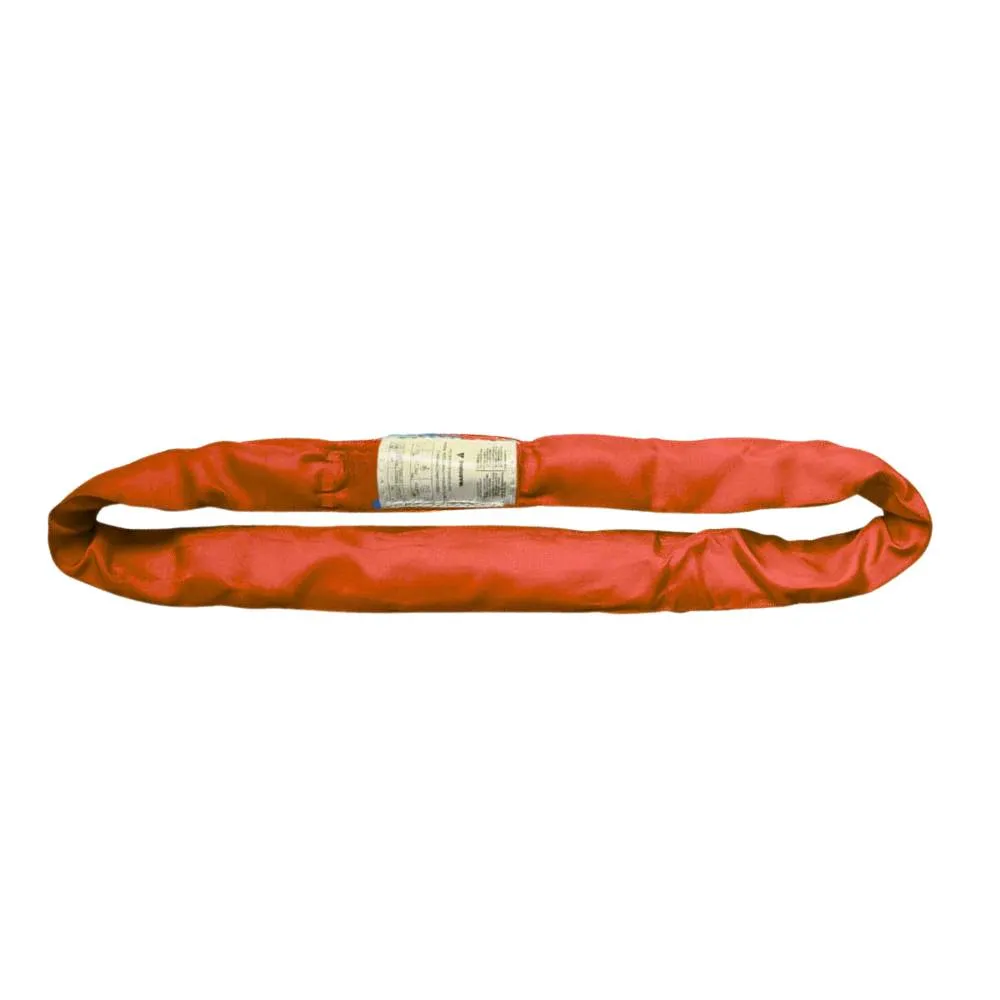 Red Endless Lifting Round Slings 13,200 LBS WLL