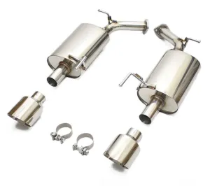 Rev9 Exhaust Infiniti M37 / M56 (2011-2012-2013) Dual Polished Mufflers