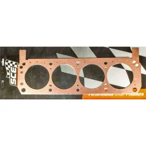 SCE Pro Copper Cylinder Head Gasket - 4.155" Bore - 0.062" - Copper - Passenger Side - SB Ford