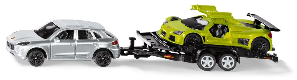 Siku 2544 Porsche Macan With Gumpert Apollo Transport Trailer