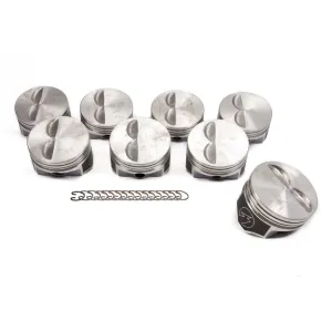 Speed Pro Hypereutectic Piston - 4.030 in Bore - 5/64 x 5/64 x 3/16 in Ring Grooves - Minus 5.00 cc - Coated Skirt - Small Block Chevy - Set of 8 H860CP30