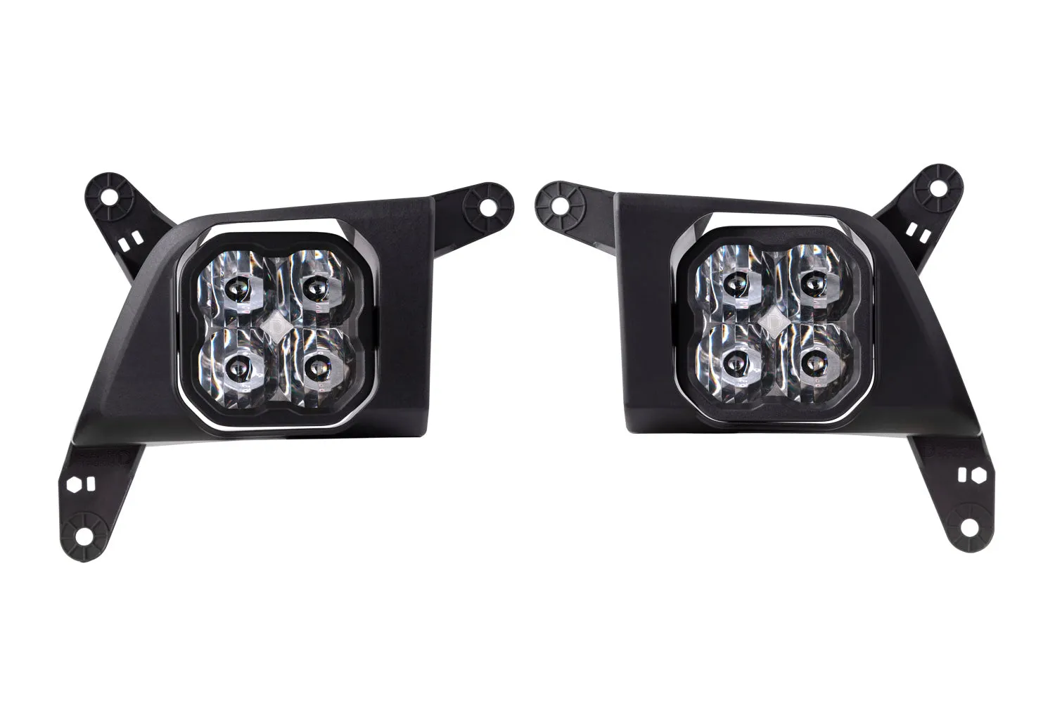 SS3 LED Fog Light Kit for 2019-2021 Chevrolet Silverado 1500, White SAE/DOT Driving Pro Diode Dynamics
