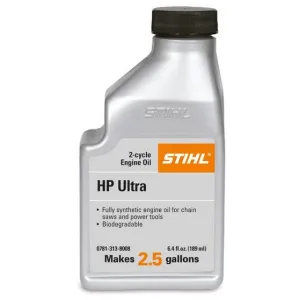 Stihl HP Ultra 2-Cycle Engine Oil 6.4 oz. (makes 2.5 gallons)
