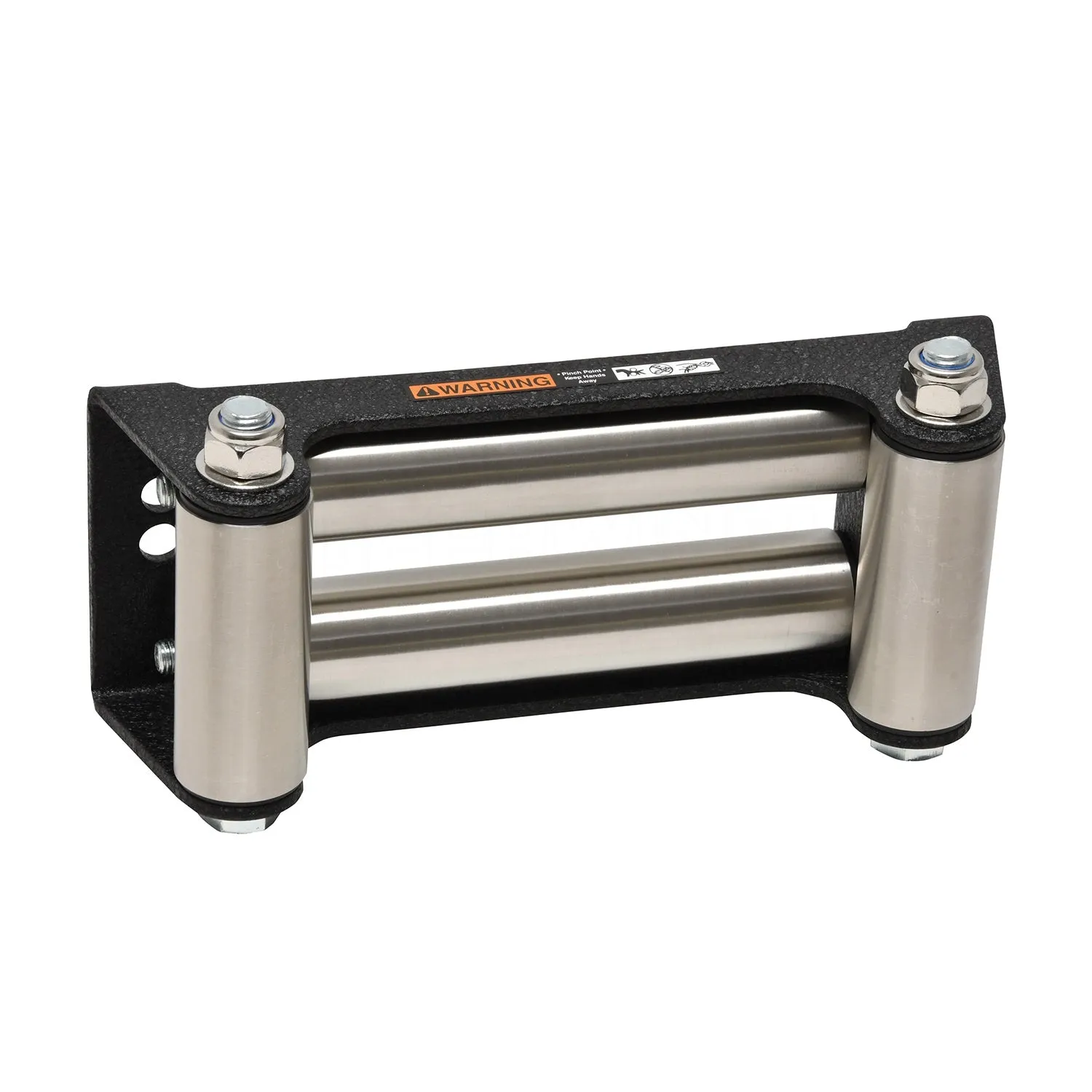 Superwinch Winch Fairlead - Steel - Black Powder Coat/Zinc Oxide - Superwinch Tiger Shark 13500/15500 Winches