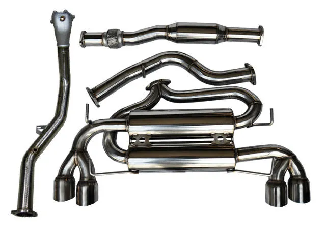Tsudo 08-13 Impreza STI WRX 5dr Quad-Tip Catback   Downpipe Exhaust v3