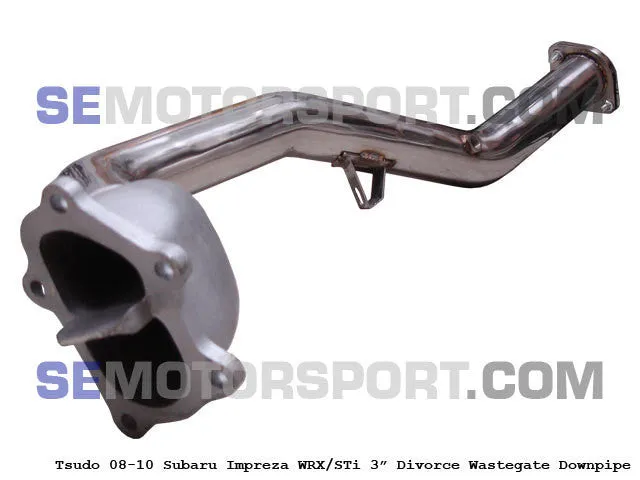 Tsudo 08-13 Impreza STI WRX 5dr Quad-Tip Catback   Downpipe Exhaust v3