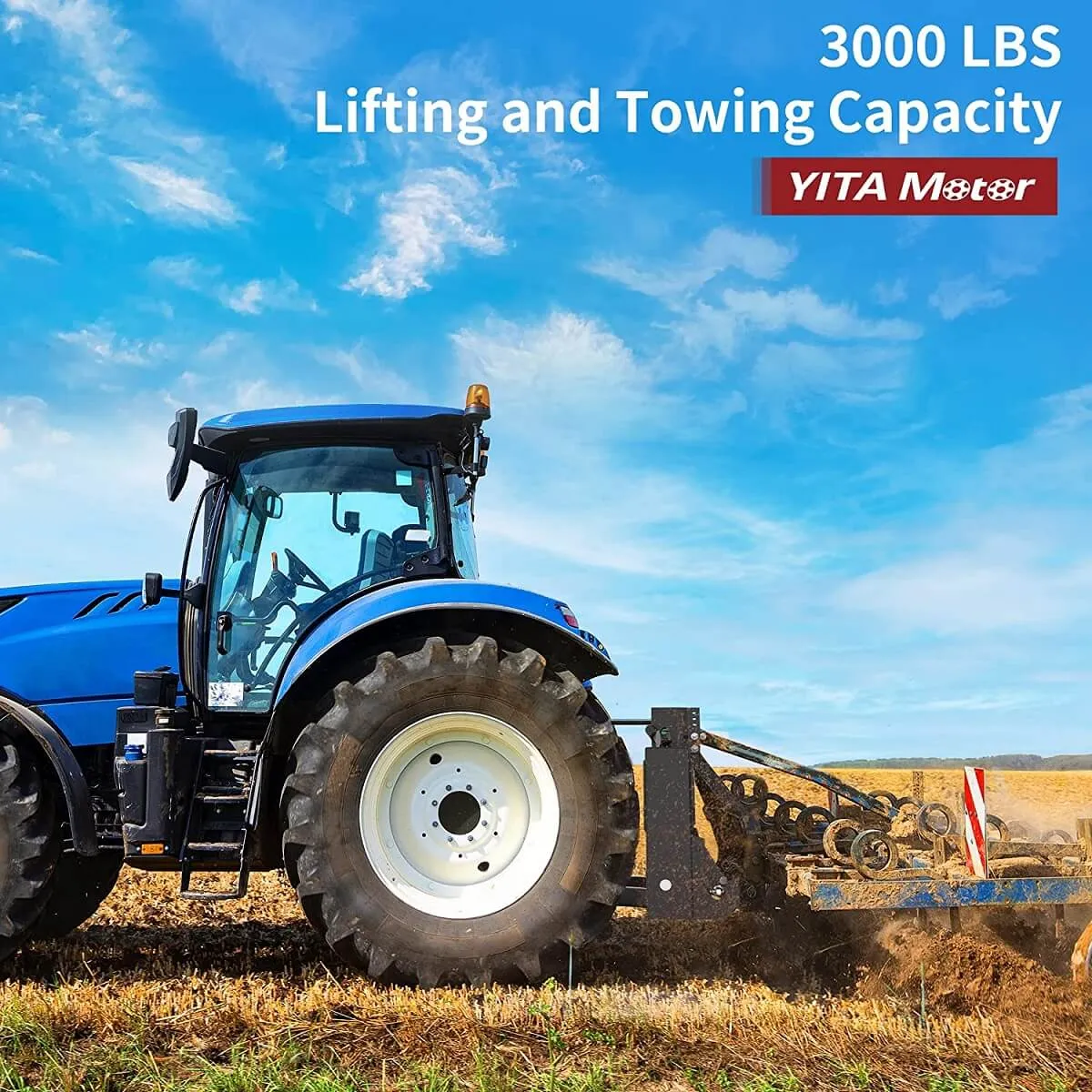 YITAMOTOR® 3 Point Quick Hitch Adapter Attach For Category 1 & 2 Cat 1 Cat2 Tractor 3000lb
